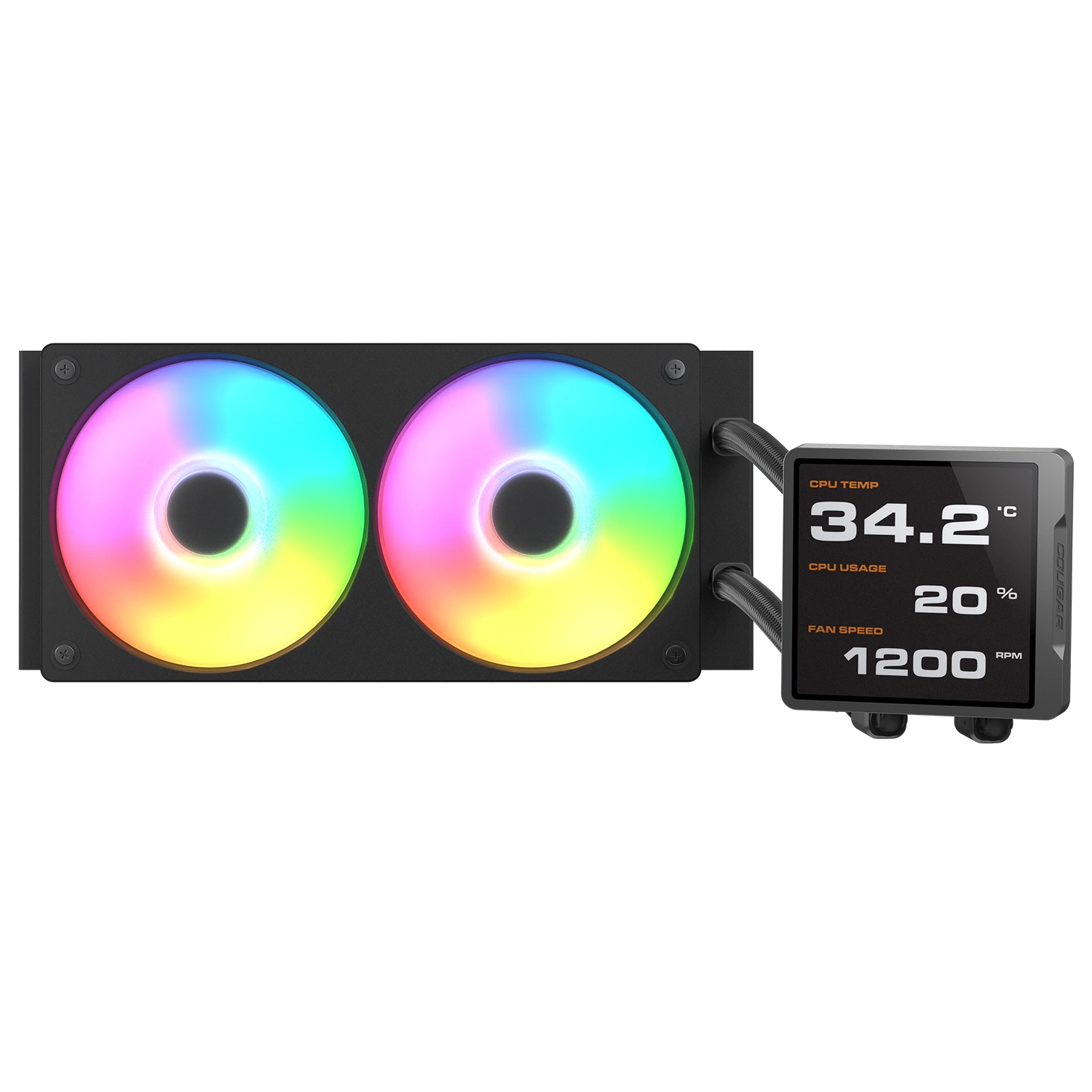 CGR-PSDVPRGB-B-240 Procesador Sistema de refrigeración líquida todo en uno 12 cm Negro