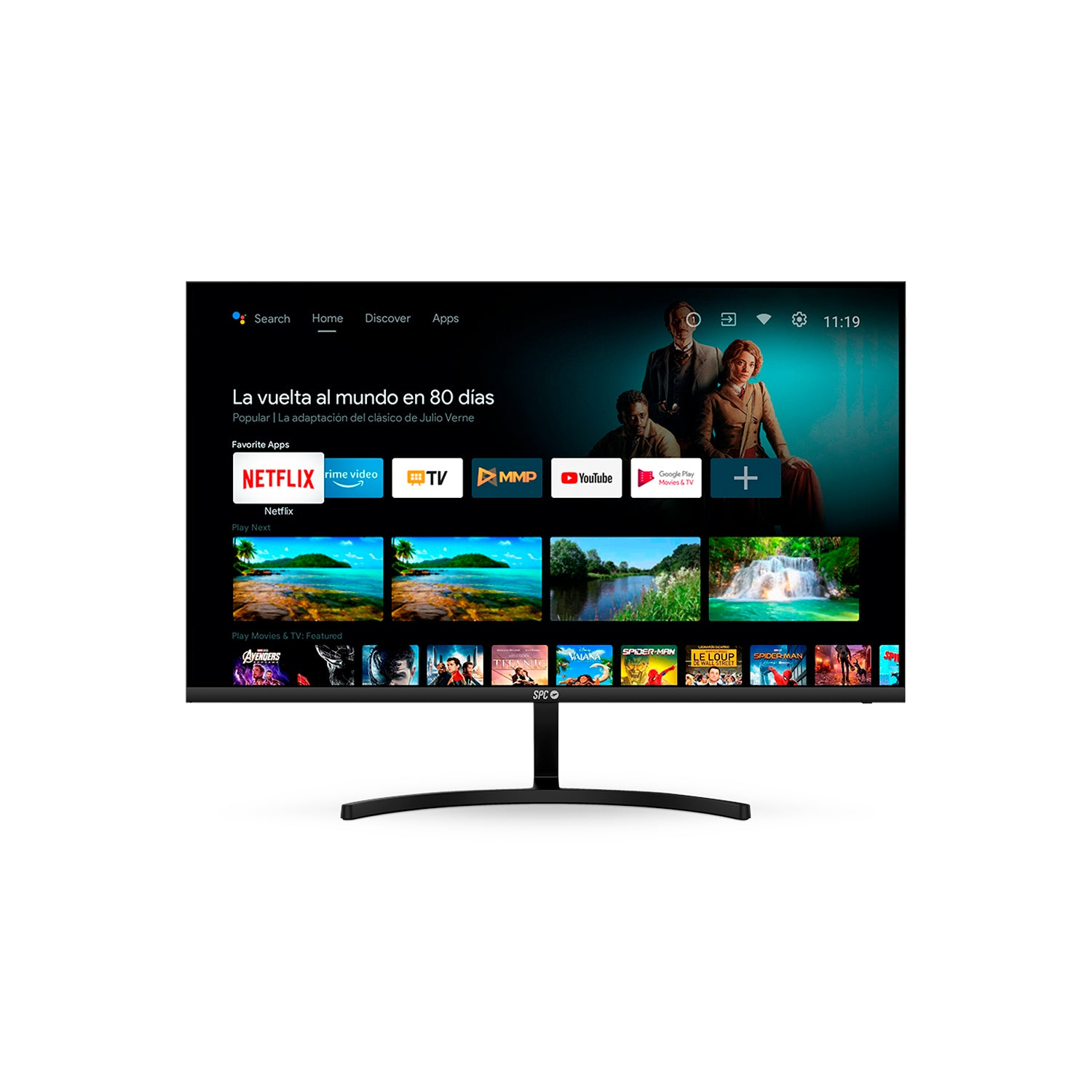 Smart Monitor pantalla para PC 60,5 cm (23.8") 1920 x 1080 Pixeles Full HD LED Negro