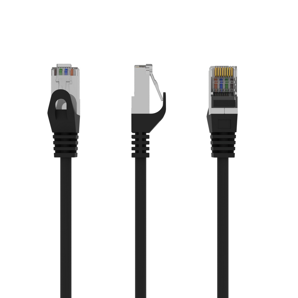 Patch Cord Cat.6 UTP 0.5m cable de red Negro 0,5 m Cat6 U/UTP (UTP)