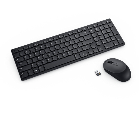 Teclado y ratón silenciosos y compactos Pro - KM555 - español (QWERTY)