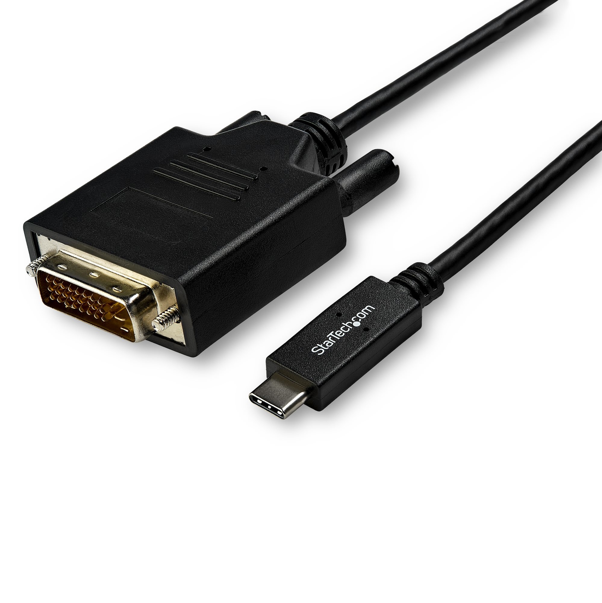 Cable 3m USB C a DVI - Adaptador USB Tipo C Monomodo (Modo Alt DP HBR2) 1080p a Vídeo Digital - Funciona con Thunderbolt 3 - de Portátil a Monitor DVI