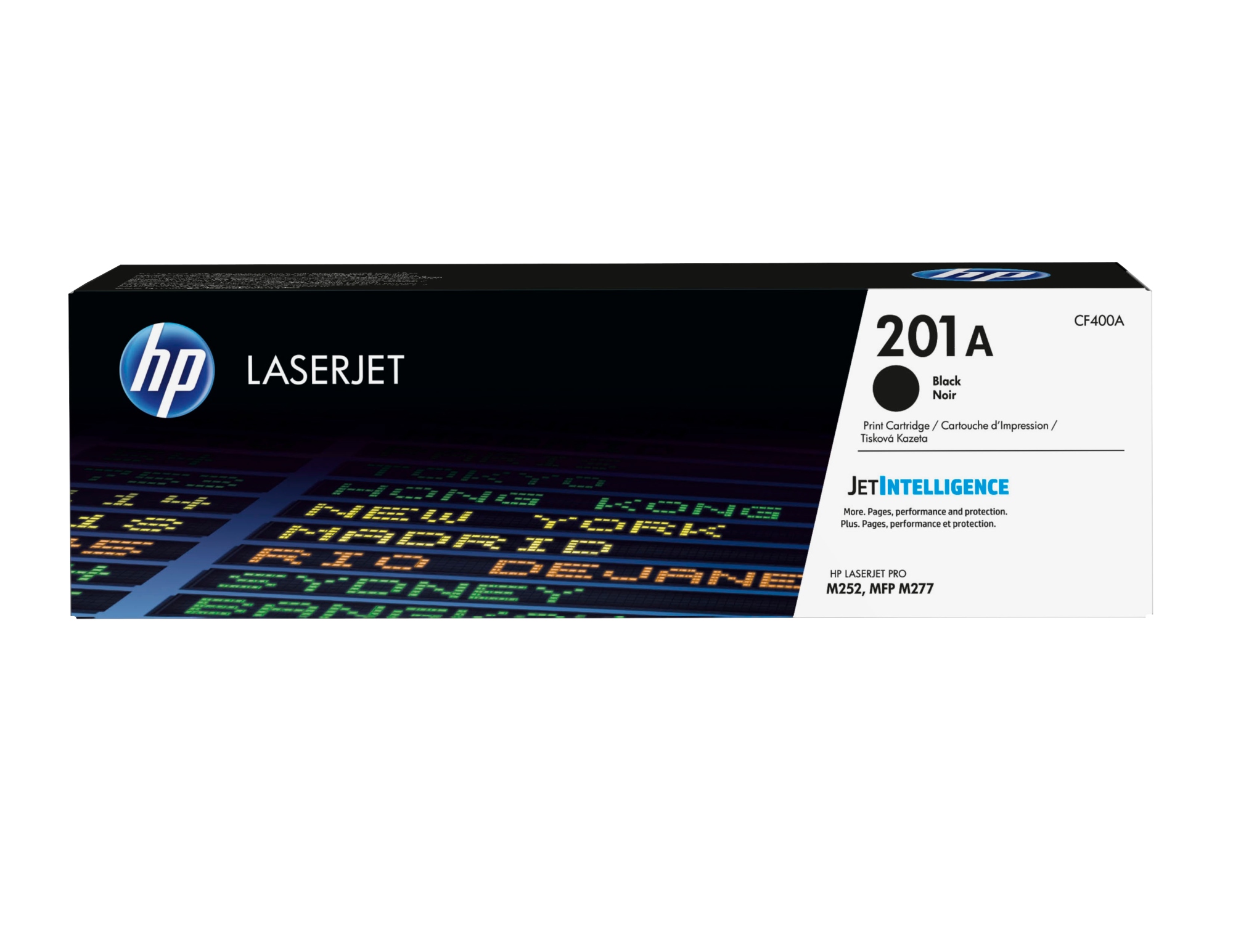 Cartucho de tóner original LaserJet 201A negro