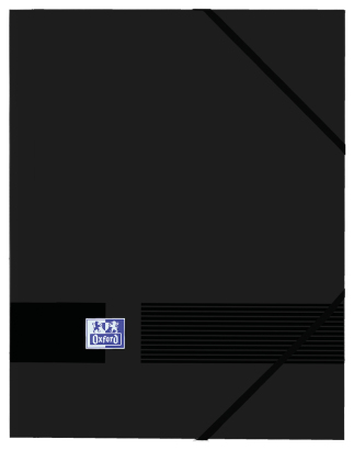 400160221 carpeta Plástico, Caucho Negro A4+ - Pack de 10 unidades
