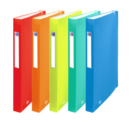 400147019 carpeta Polipropileno (PP) Cal, Color menta, Naranja, Rojo, Turquesa A4