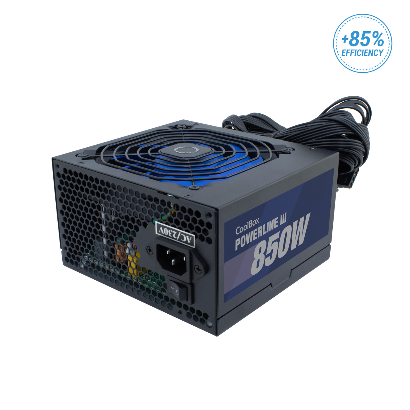 FUENTE DE ALIMENTACION ATX POWERLINE III 850W 85%EFI