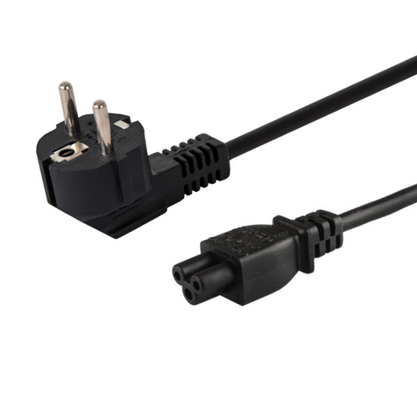 CL-67 cable de transmisión Negro 1,2 m IEC Type C (3.8 mm, 1.1 mm) CEE7/7