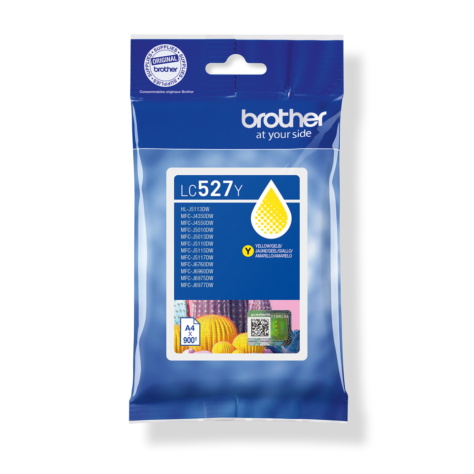 LC527Y cartucho de tinta 1 pieza(s) Original Amarillo
