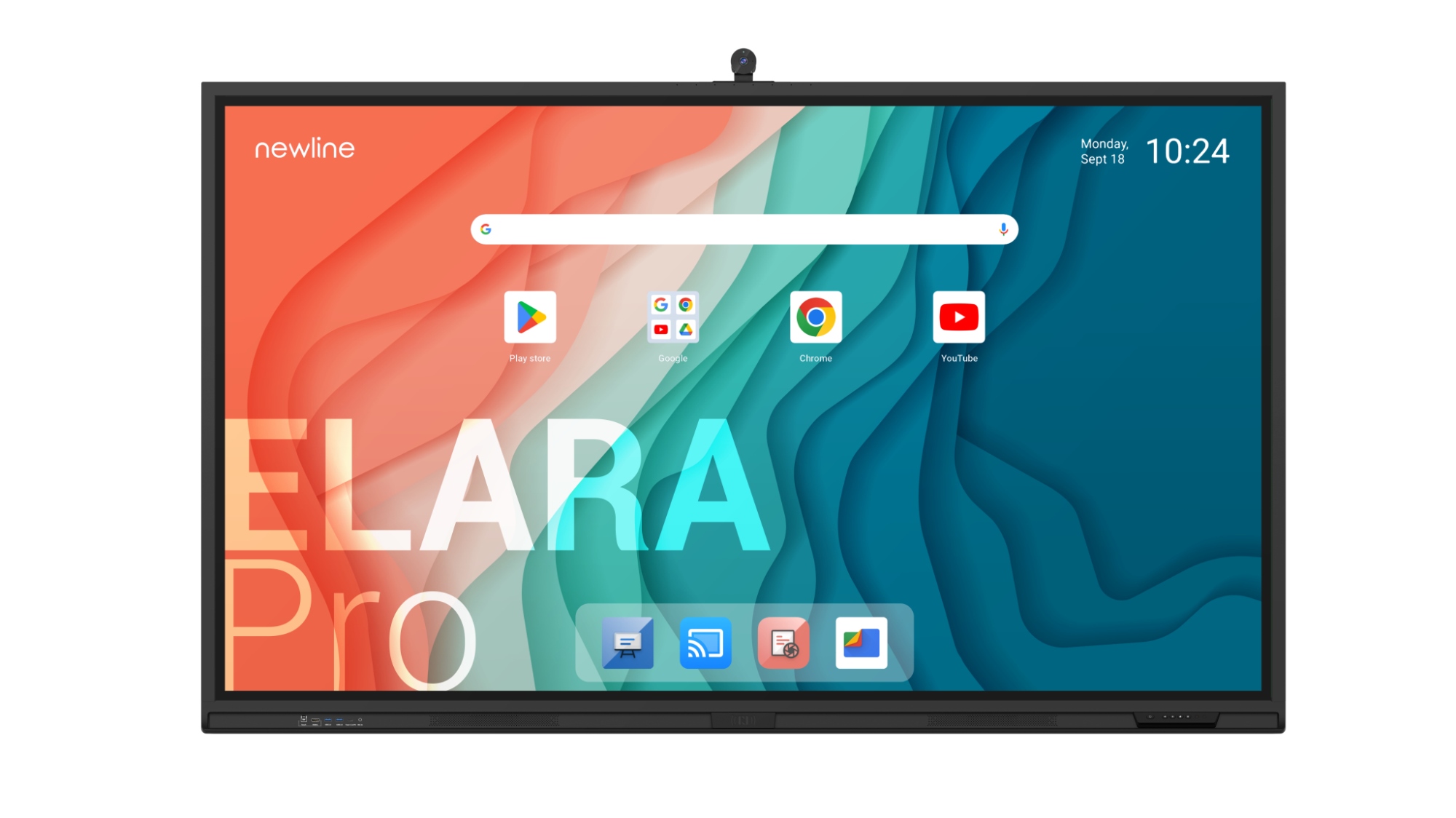 Elara Pro pizarra blanca interactiva 2,18 m (86") 3840 x 2160 Pixeles Pantalla táctil Negro