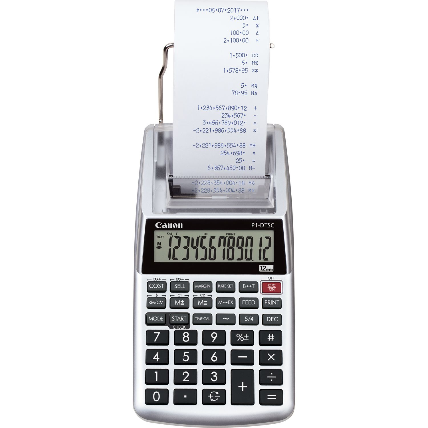 P1-DTSC II EMEA HWB calculadora Escritorio Calculadora de impresión Gris
