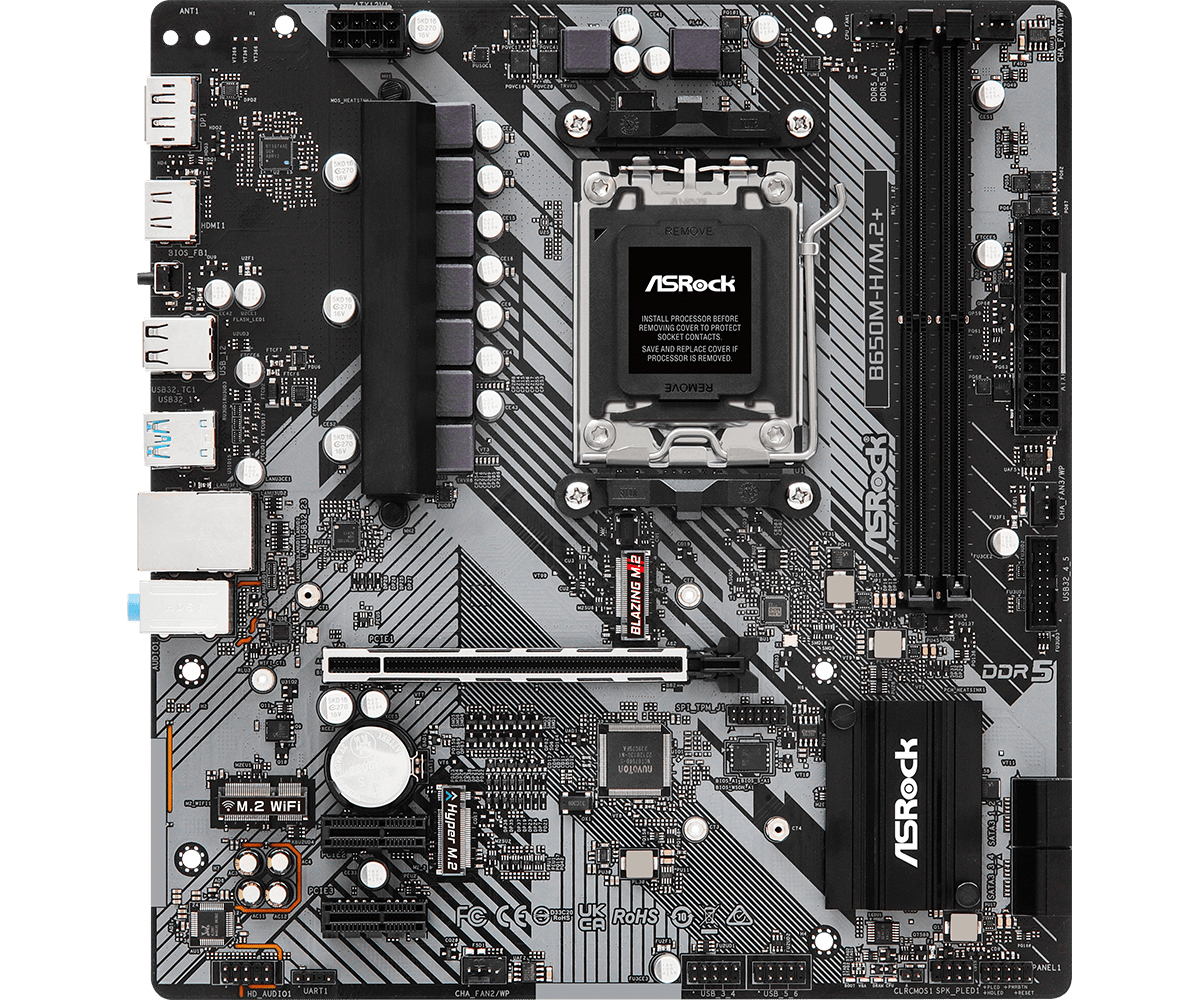 B650M-H/M.2+ AMD B650 Zócalo AM5 micro ATX