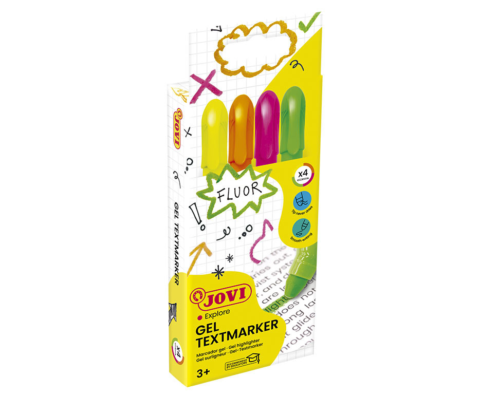1810 marcador permanente Verde, Naranja, Rosa, Amarillo 4 pieza(s)