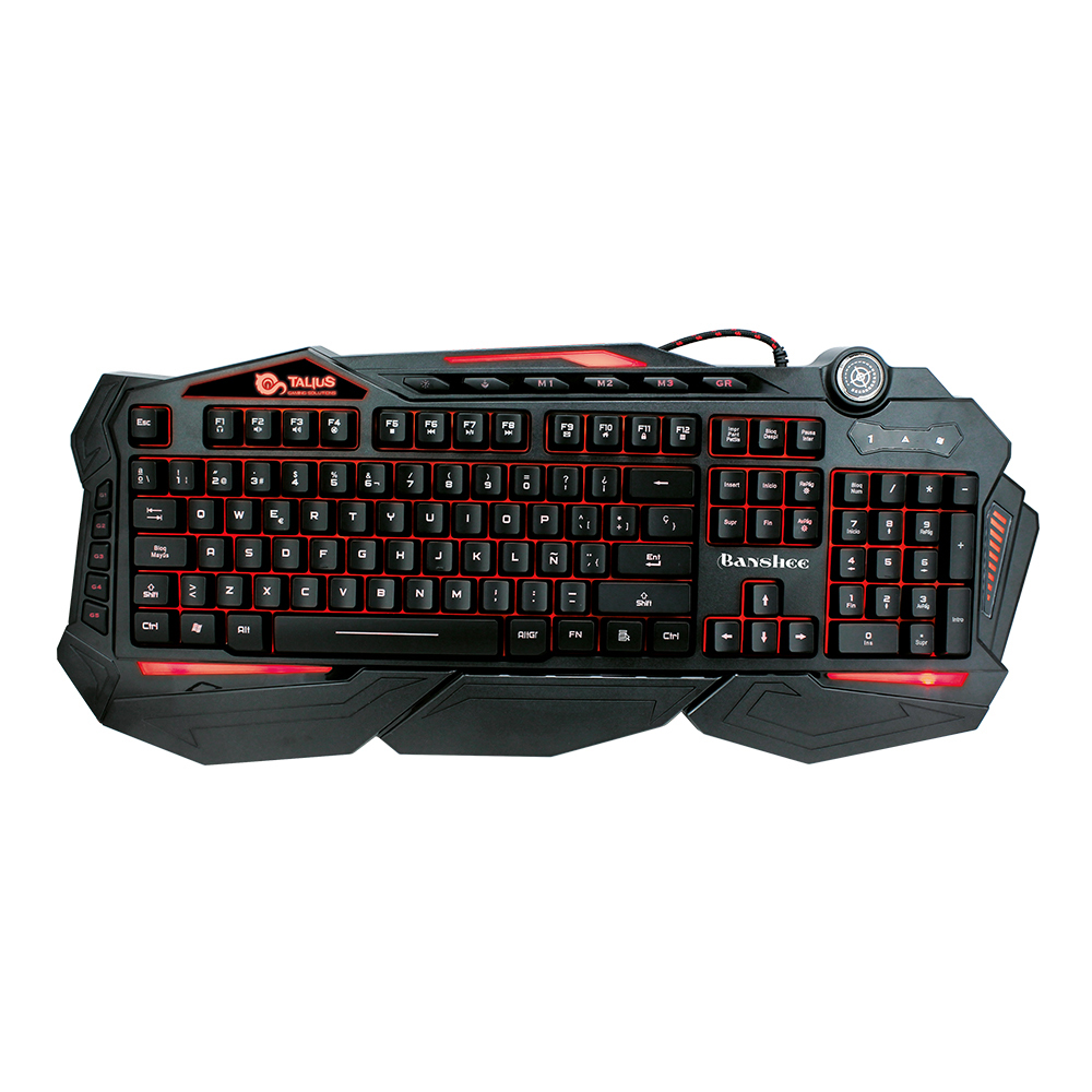 teclado gaming Banshee USB black