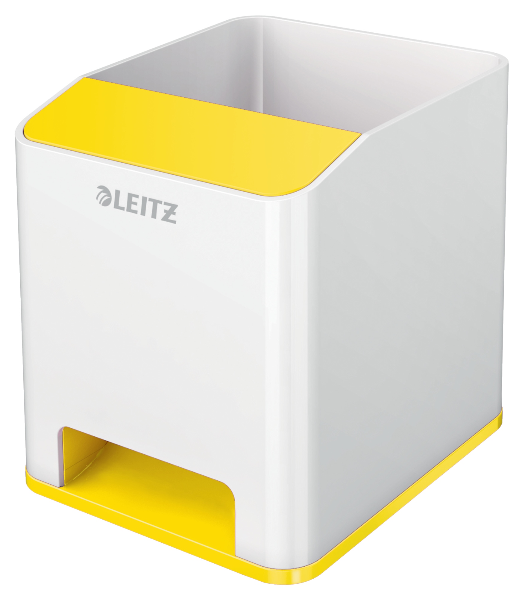 53631016 porta lápices Poliestireno Blanco, Amarillo