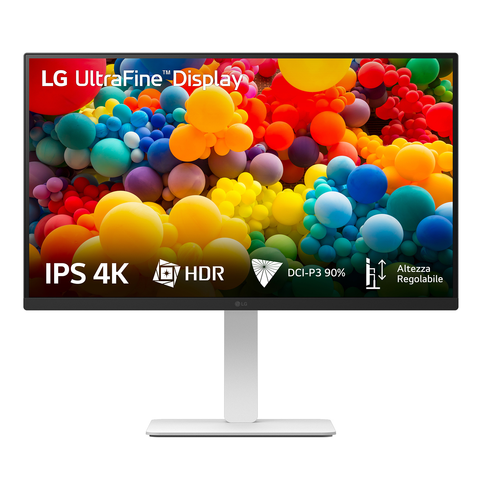 27US550-W pantalla para PC 68,6 cm (27) 3840 x 2160 Pixeles 4K Ultra HD LCD Blanco