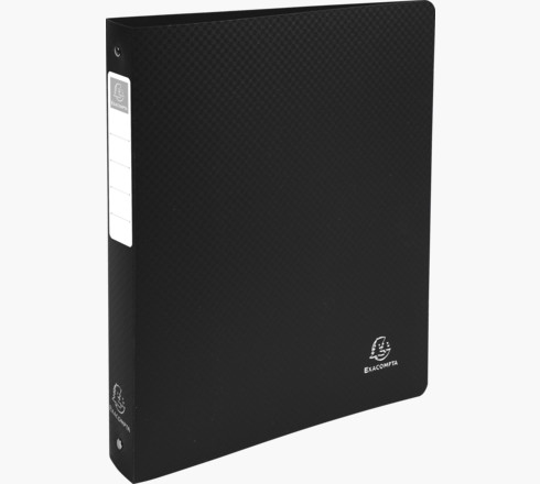 51391E carpeta de cartón A4 Negro
