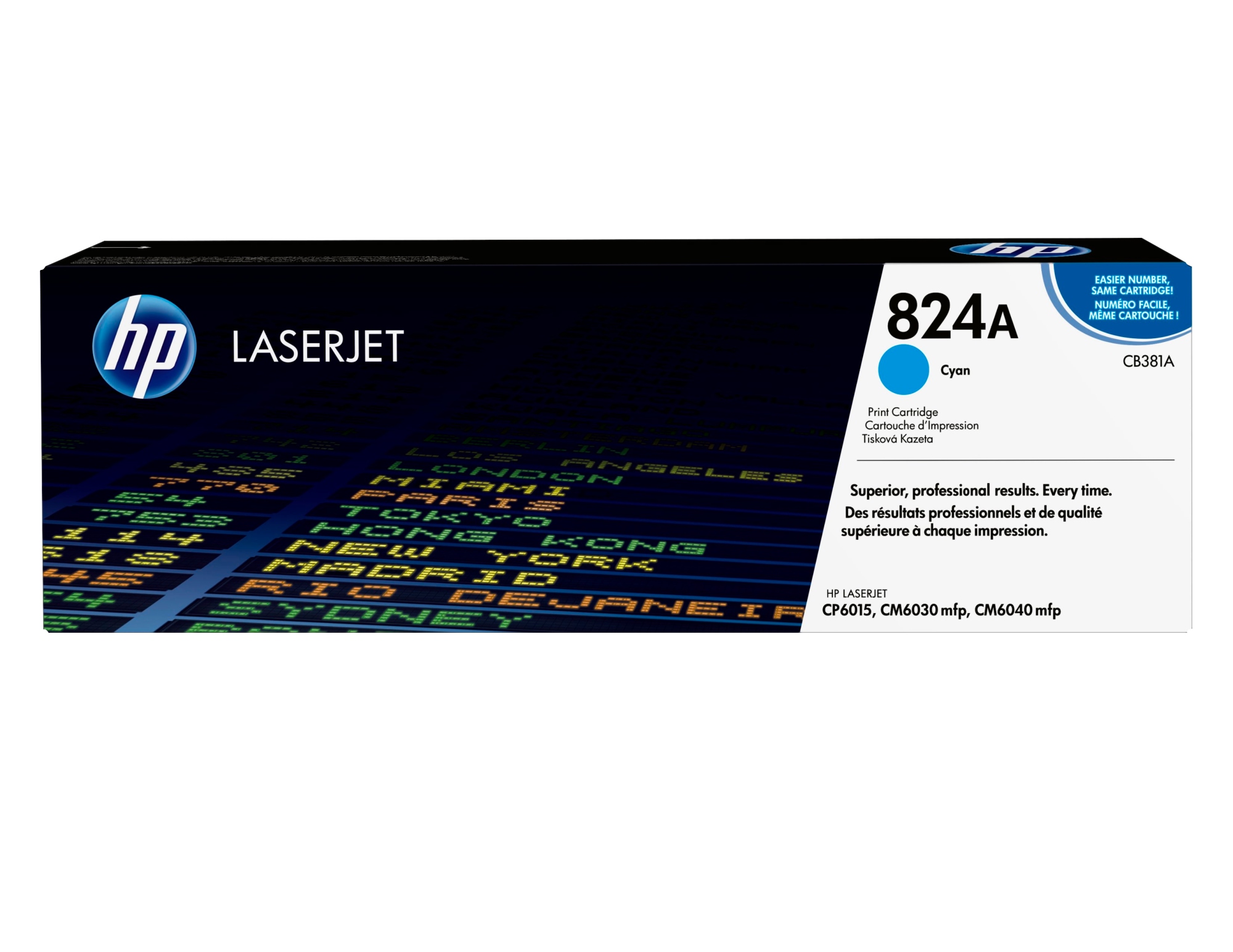 Tambor de imágenes LaserJet 824A cian