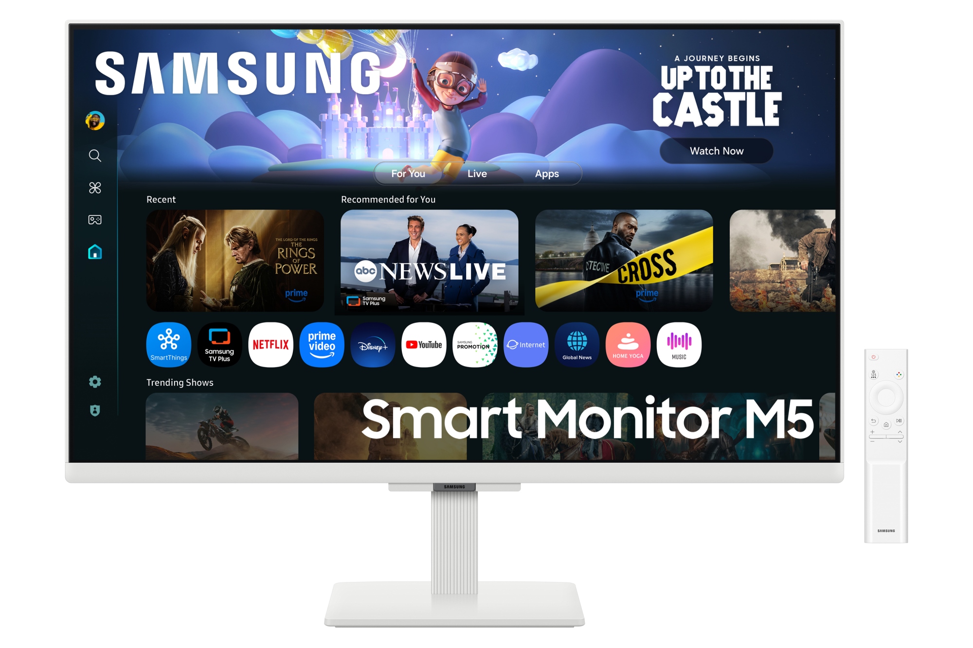 M5 M50F pantalla para PC 68,6 cm (27") 1920 x 1080 Pixeles Full HD LCD Blanco
