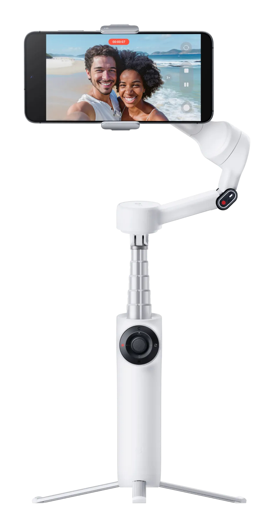 Flow 2 Standard Bundle Estabilizador de cámara para smartphone Blanco