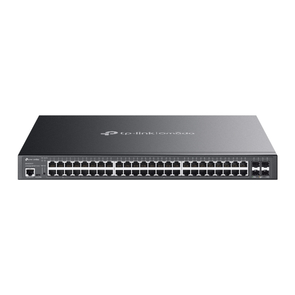 Omada SG3452XMPP switch Gestionado L2+ Gigabit Ethernet (10/100/1000) Energía sobre Ethernet (PoE) 1U Negro