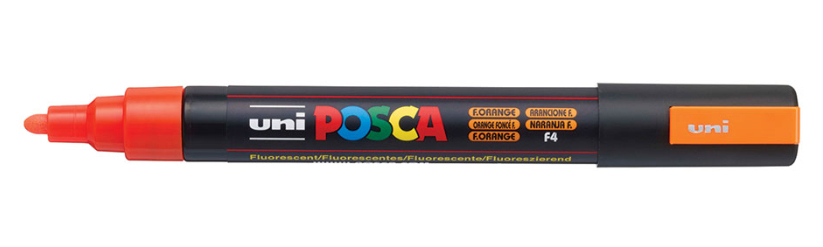 POSCA PC-5M Naranja fluorescente