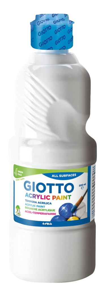 000533701 pintura acrílica 500 ml Blanco Botella