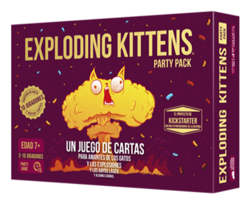 EKIEK04ES juego de tablero Exploding Kittens Party Pack 15 min Juego De Cartas Partido