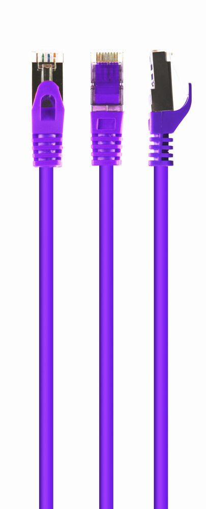PP6A-LSZHCU-V-0.5M cable de red Violeta 0,5 m Cat6a S/FTP (S-STP)