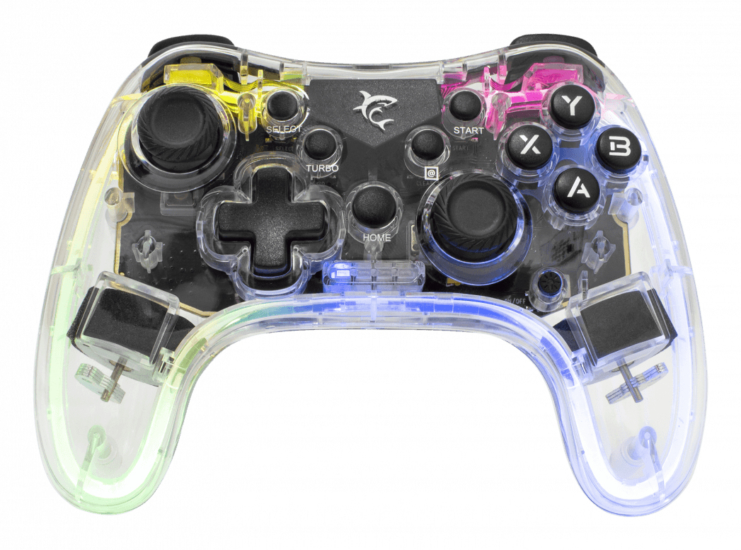 LEGION Transparente Bluetooth/USB Gamepad Analógico/Digital Android, PC, Playstation 3, iOS, PlayStation 4, Nintendo Switch