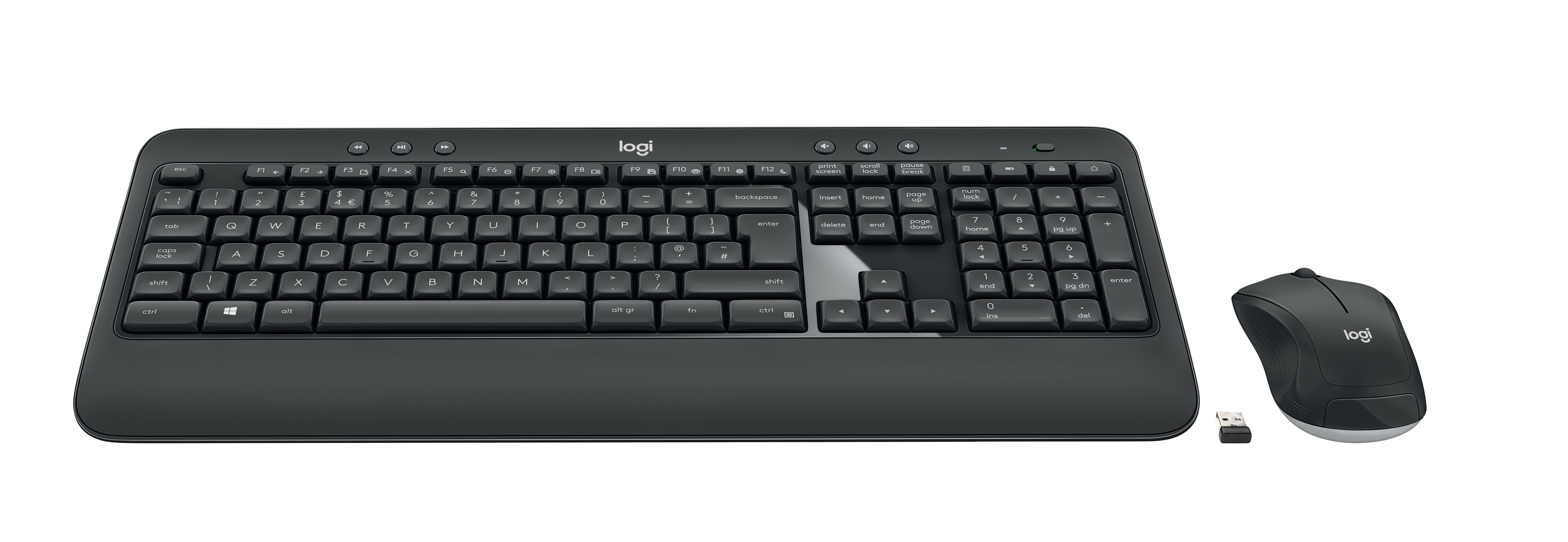 MK540 ADVANCED RF INALáMBRICO QWERTY ESPAñOL NEGRO, BLANCO
