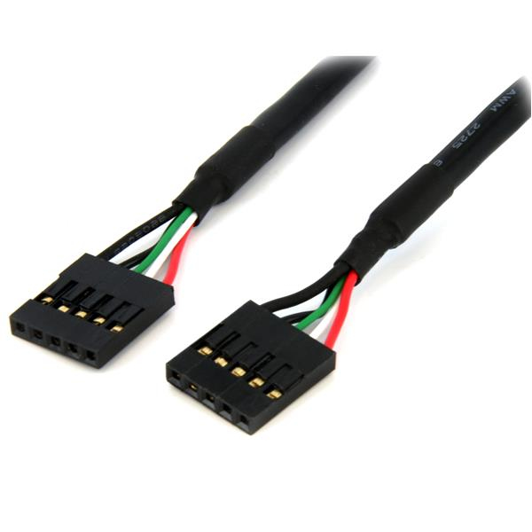 Cable Interno de 18 pulgadas al USB IDC de 5 pines del Cabezal de la Placa Base  H/H