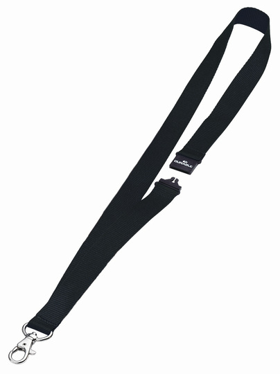 Pack 1 Unid. Cinta para portanombres de 20 mm de anchura con cierre de seguridad 813701 (Negro)