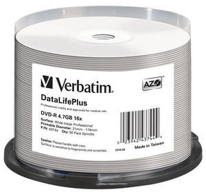 DataLifePlus 4,7 GB DVD-R 50 pieza(s)