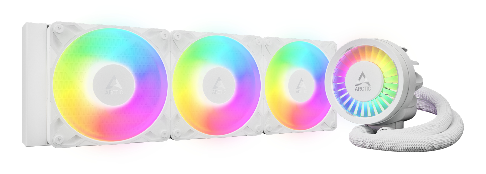 Liquid Freezer III Pro 360 A-RGB (White) Procesador Sistema de refrigeración líquida todo en uno 12 cm Blanco 1 pieza(s)
