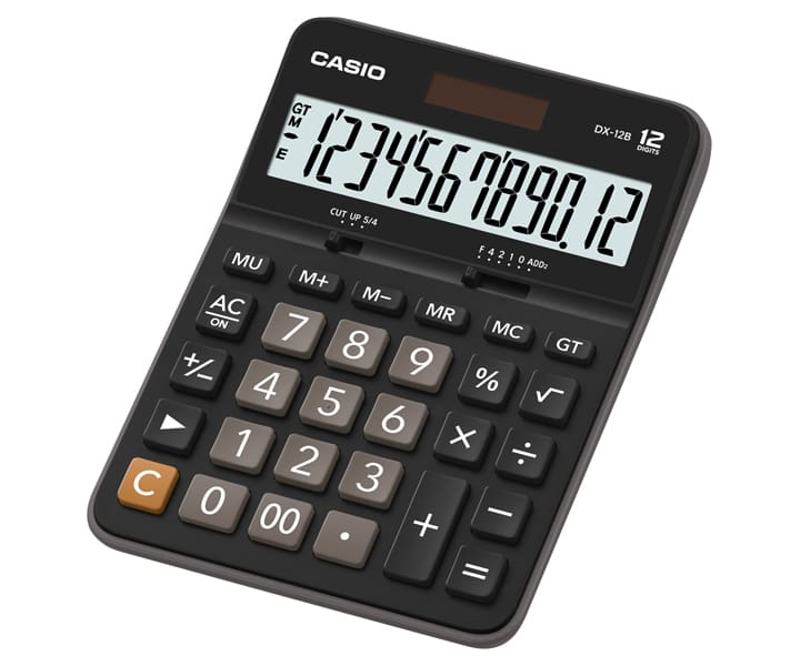 DX-12B calculadora Escritorio Calculadora básica Negro
