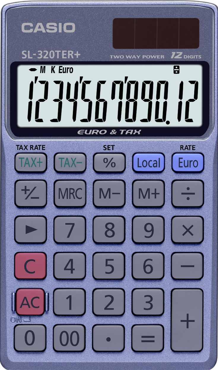 SL-320TER+ calculadora Bolsillo Calculadora básica Azul
