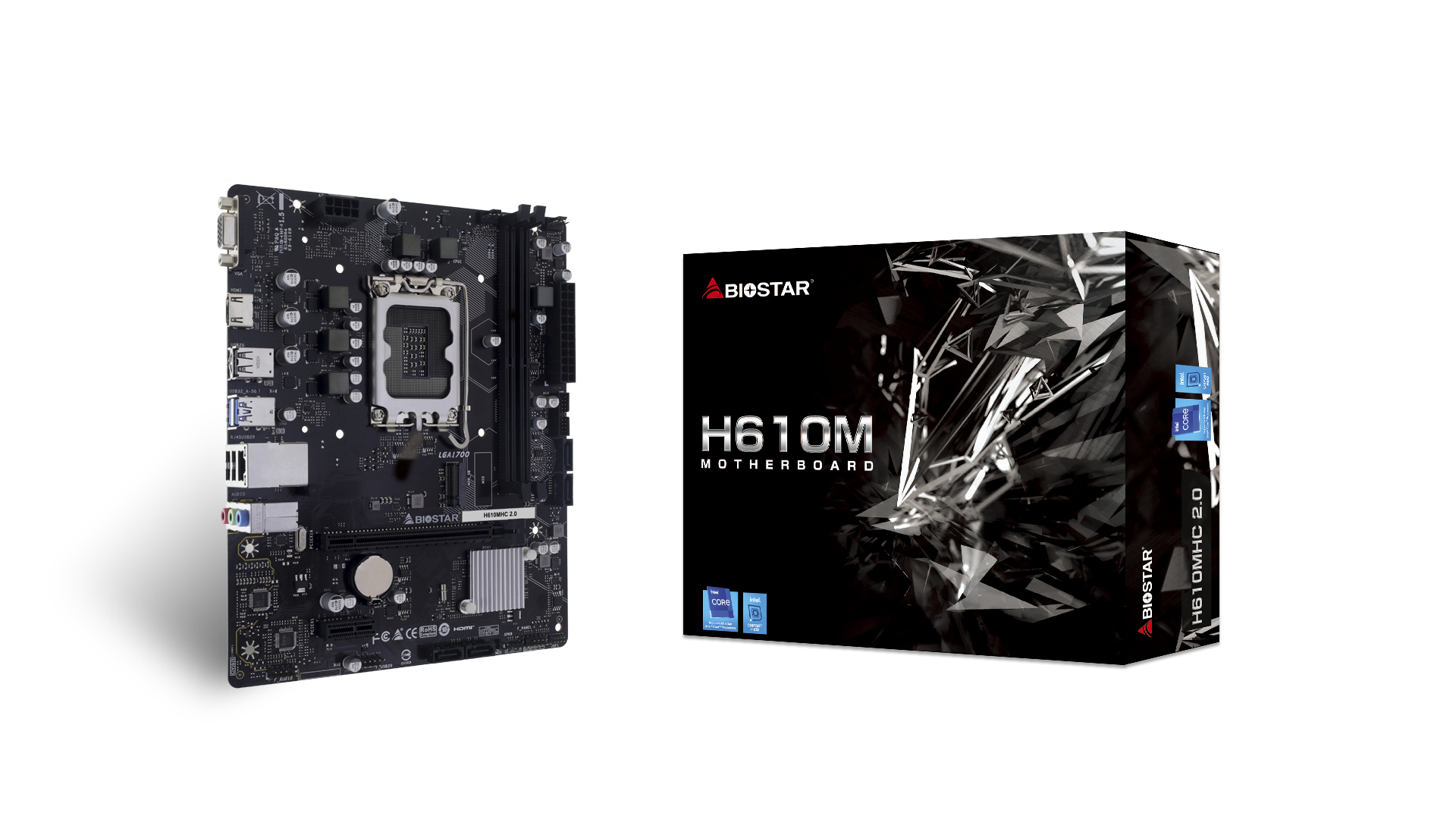 H610MHC 2.0 placa base Intel H610 LGA 1700 micro ATX