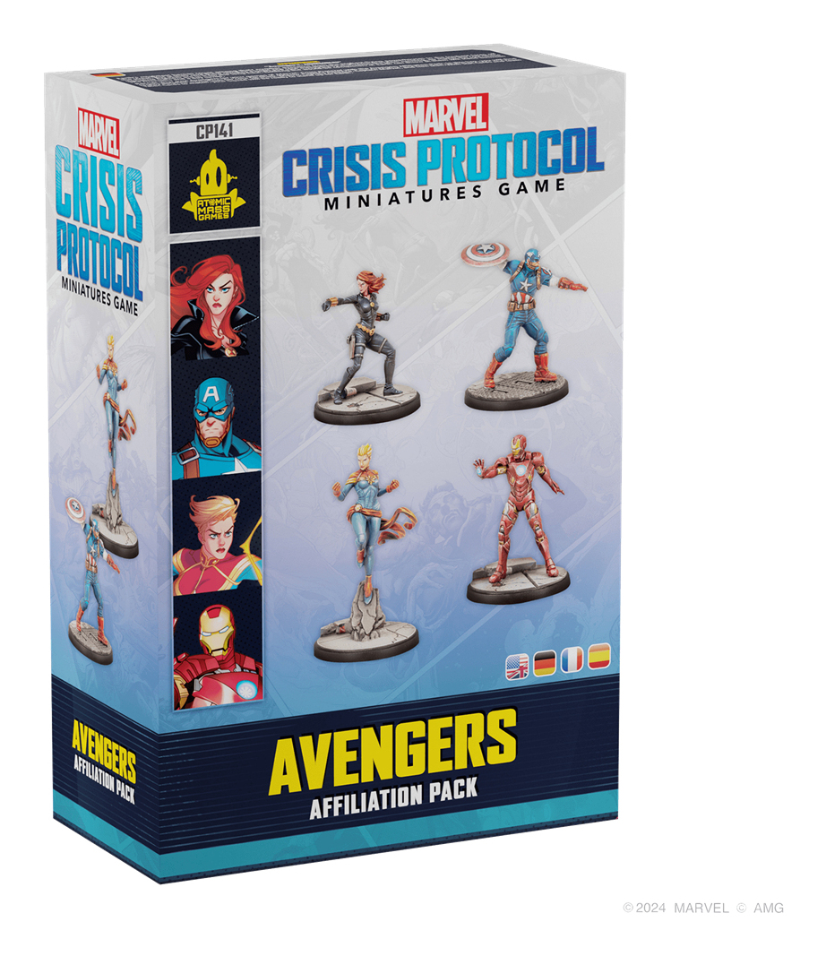 CP141 juego de tablero MCP: Avengers Affiliation Pack 90 min Juego de mesa Interpretación de roles