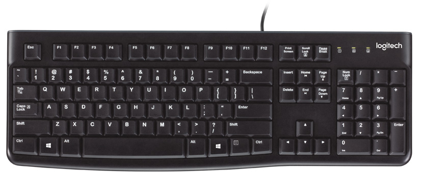 K120 for Business teclado Universal USB QWERTY Español Negro