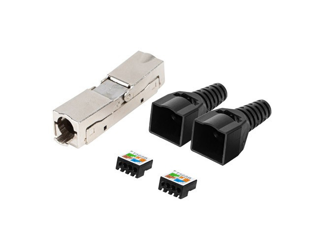 PL2S6-6000TL conector RJ-45 Negro