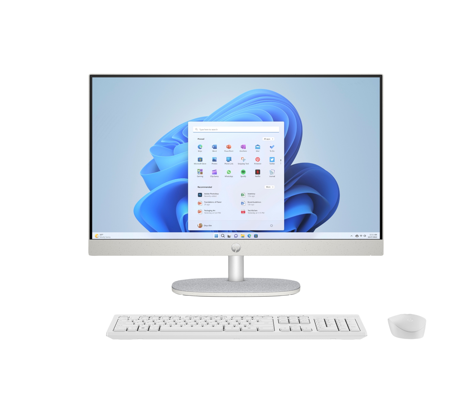 24-cr0014ns Intel® Celeron® N100 60,5 cm (23.8") 1920 x 1080 Pixeles PC todo en uno 8 GB DDR4-SDRAM 512 GB SSD FreeDOS Wi-Fi 6 (802.11ax) Blanco