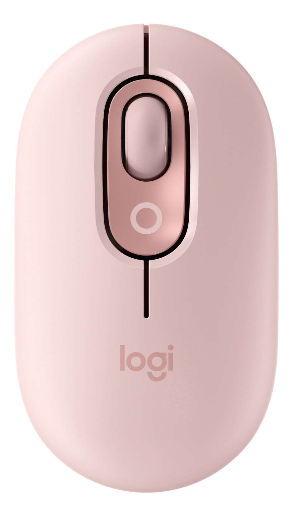 POP Mouse, ratón inalámbrico Bluetooth compacto y portátil con botones programables y clics discretos, tecnología Easy-Switch para alternar hasta 3 dispositivos, portátil, tablet, PC: Rosa