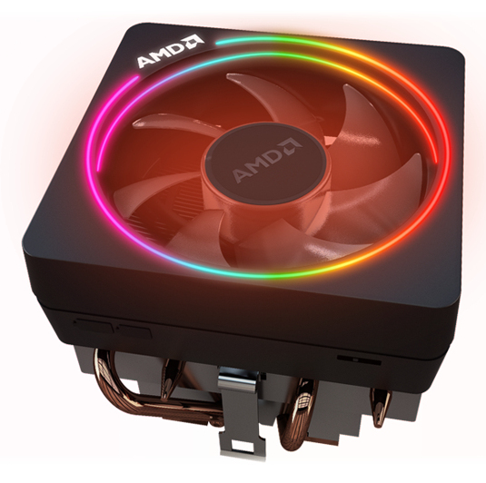 Wraith Prism Procesador Refrigerador de aire Negro 1 pieza(s)