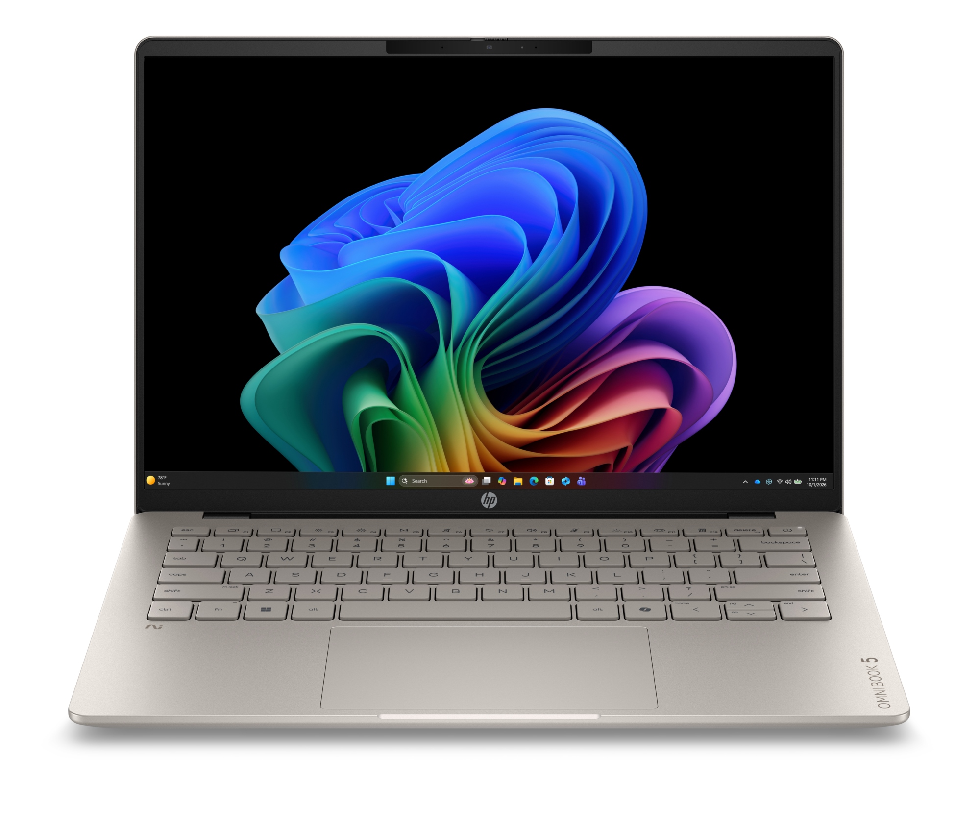 OmniBook 5 Laptop Next Gen AI 14-hm0013ns Copilot+ PC AMD Ryzen AI 7 445 Portátil 35,6 cm (14") 2K 32 GB LPDDR5x-SDRAM 1 TB SSD Wi-Fi 6 (802.11ax) Windows 11 Home Plata