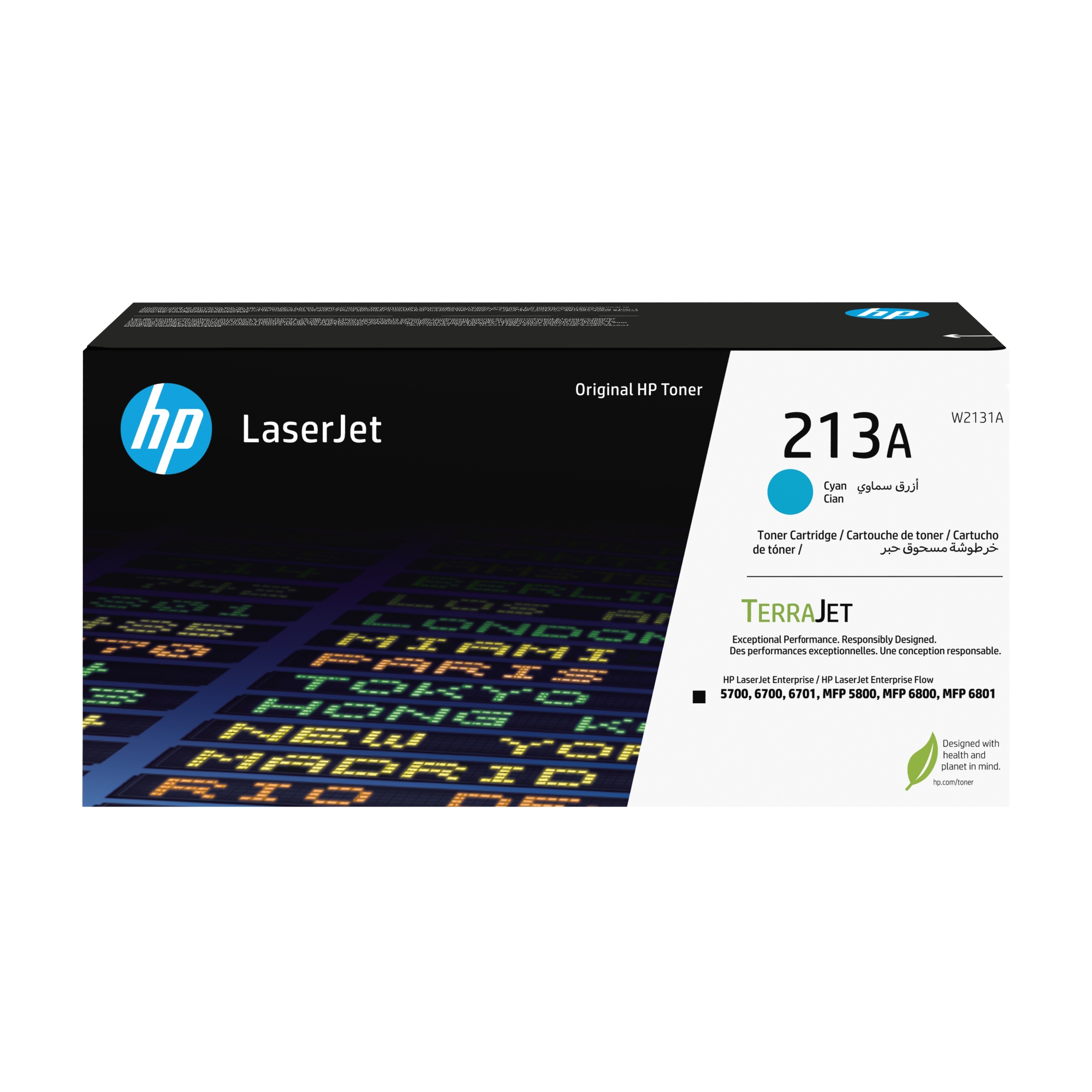 Cartucho de tóner Original LaserJet 213A cian