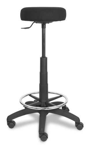 Tolosa Asiento acolchado Negro Tela, Espuma, Poliuretano Poliamida Rueda de reenvio 1 pieza(s)
