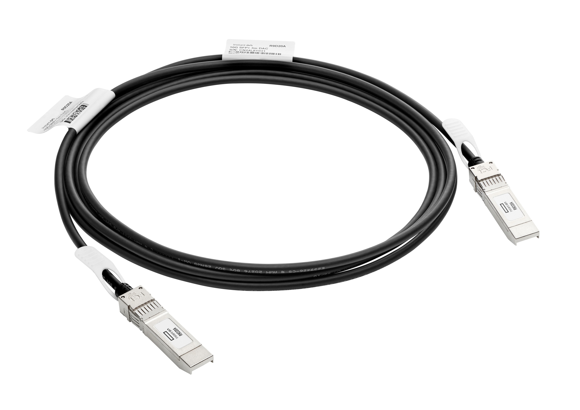 Aruba Networking 10G SFP+ to SFP+ 3m Direct Attach Copper Cable