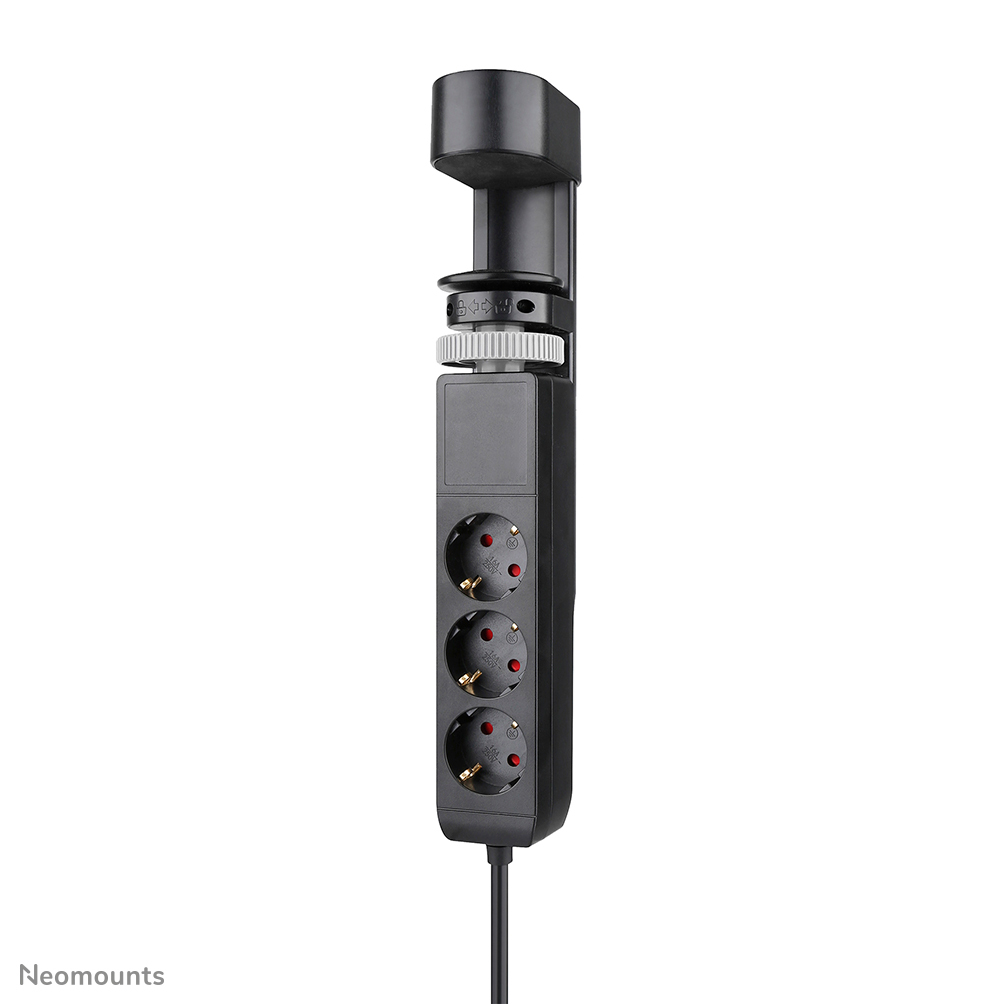 DS22-840BL6 Regleta de sobremesa con abrazadera y puertos USB-C y USB-A - carga rápida