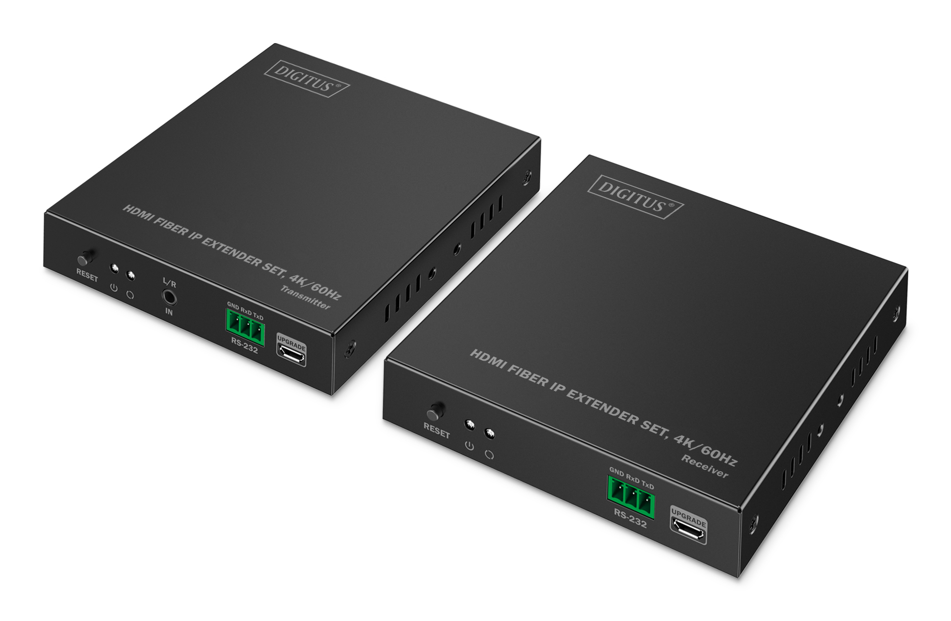 Juego de extensor IP de fibra HDMI, 4K/60Hz