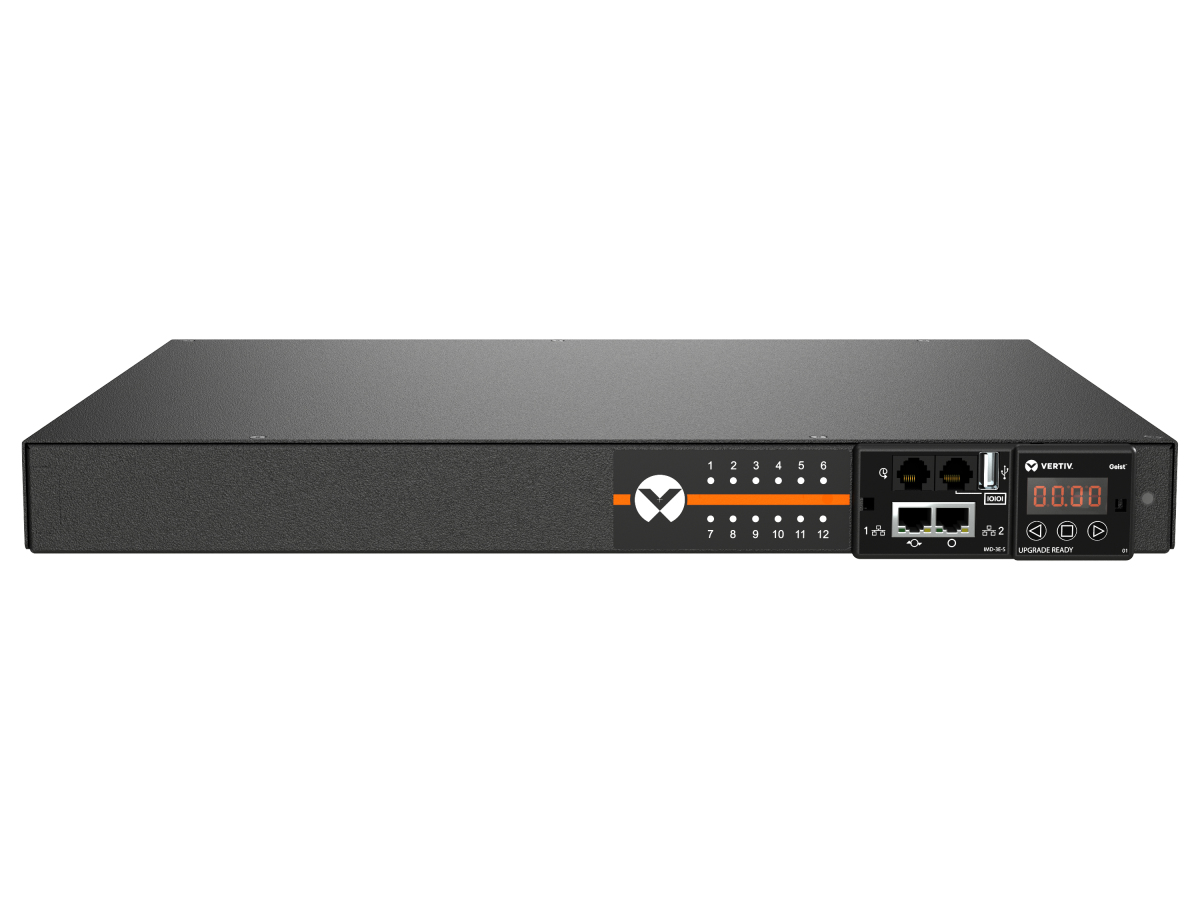 Geist MUU3E1R5-12CF17-2C20A9H00-S unidad de distribución de energía (PDU) 12 salidas AC 0U Negro