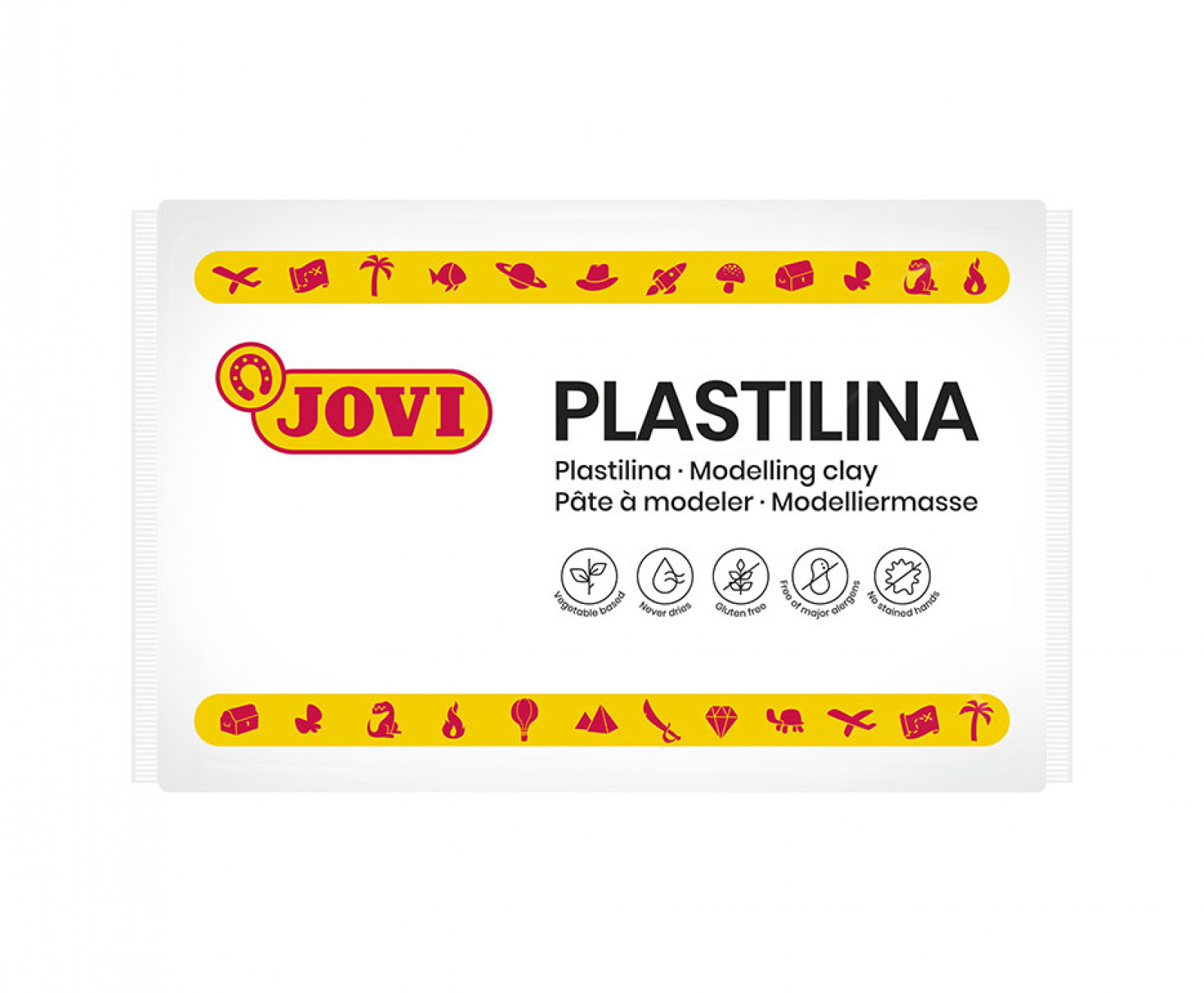 PLASTILINA Pasta de modelar 5,25 kg Blanco 1 pieza(s)